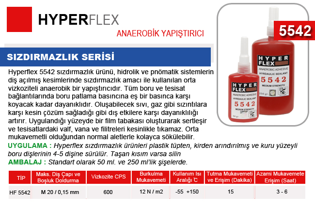 5542 Hydraulic Sealant